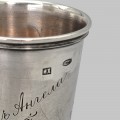Pahar din argint pentru băuturi spirtoase | Rusia Imperială - atelier Ivan Petrovich Khlebnikov, datat 1912