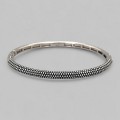 Rafinată brățară bangle TI SENTO - MILANO din argint rodinat | 2025 - 2026
