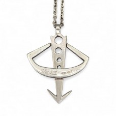 Colier din argint accesorizat cu un inedit pandant statement Sagitarius, semnat Brandimarte Guscelli | atelier Brandimarte - Firenze cca. 1960 - 1970