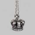  Colier sautoir din argint cu pandant statement Coroana Regală | bijuterie nouă