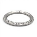 Brățară etnică indiană manufacturată în argint | Boho Soul - new old stock