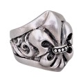  Inel statement Fleur De Lis din argint masiv | new old stock