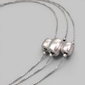  Remarcabil colier multi-strand design contemporan italian realizat din argint | preloved 2020's