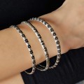 Lot compus din 3 vechi brățări etnice Amazigh, manufacturate în argint masiv | Maroc | prima jumătate a secolului XX 