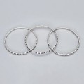 Lot compus din 3 vechi brățări etnice Amazigh, manufacturate în argint masiv | Maroc | prima jumătate a secolului XX 