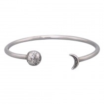 Brățară cuff Pandora " Moon & Stars " din argint | colecția Pandora Moments 2025 | preloved