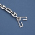 Brățară statement unisex design contemporan din argint | atelier Maggini Natalino & Co. - Arezzo | preloved 2000's