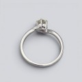 Inel solitar din aur alb 18K cu diamant natural  0.50 ct | Olanda