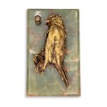 Prespapier „L’Oiseau Mort” în maniera lui Paul Comoléra din bronz dore și onix natural | Franța cca. 1880 - 1900