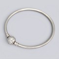 Brățară bangle PANDORA 'Stars & Galaxy' din argint cu incrustații de cristale cz | preloved