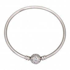 Brățară bangle PANDORA 'Stars & Galaxy' din argint cu incrustații de cristale cz | preloved