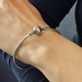 Brățară bangle Pandora din argint | preloved