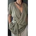 Colier etnic indian manufacturat în bumbac împletit și argint prevăzut cu amuletă Hirz | preloved