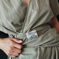 Cataramă amerindiană Navajo manufacturată în argint sterling cu turcoaz natural Royston | Statele Unite cca. 1970 
