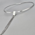 Colier choker Franco Pianegonda cu pandant fringe din argint | preloved 2000's