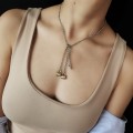 Colier din argint rodinat accesorizat cu charmuri Fashion Lover | atelier Alunno & Co - Arezzo | new old stock