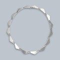  Iconic colier statement modernist Georg Jensen din argint | model „Peak” 13315 - designer Bent Gabrielsen - Danemarca cca. 1990