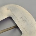 Curea Western Ranger din piele naturală cu monturi din argint sterling și aplicații din aur de 14k | atelier Vogt Silversmiths -  Statele Unite cca. 1990 - 2000