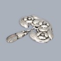 Broșă Art Nouveau - Skonvirke semnată Evald Nielsen, manufacturată în argint și piatra lunii naturală | Danemarca cca. 1910 - 1915