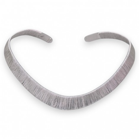 Colier choker Franco Pianegonda din argint 925 rodinat | preloved 2000's