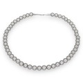 Colier etnic amerindian "Navajo Pearls" manufacturat în argint 925 | Statele Unite cca. 1990 - 2000