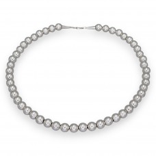 Colier etnic amerindian "Navajo Pearls" manufacturat în argint 925 | Statele Unite cca. 1990 - 2000