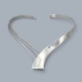 Colier choker de design contemporan mexican, manufacturat în argint 925 | preloved anii 2000