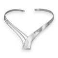Colier choker de design contemporan mexican, manufacturat în argint 925 | preloved anii 2000