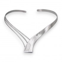 Colier choker de design contemporan mexican, manufacturat în argint 925 | preloved anii 2000