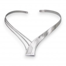 Colier choker de design contemporan mexican, manufacturat în argint 925 | preloved anii 2000
