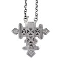 Colier devoțional din argint masiv cu o remarcabilă cruce coptă etiopiano-eritreeană | atelier Brandimarte Guscelli - Firenze | cca. 1955