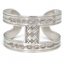  Brățară cuff Romanian Heritage manufacturată în argint | colecția Ancient Symbols - atelier ArtAntik