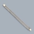Brățară unisex chainmaille din argint | atelier Friedrich Binder - Germania | cca. 1970
