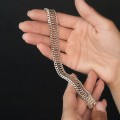 Brățară unisex chainmaille din argint | atelier Friedrich Binder - Germania | cca. 1970