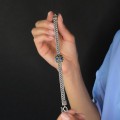 Brățară etnică thailandeză manufacturată în argint și email cloisonne în stil Chiang Mai | preloved