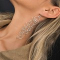 Remarcabili cercei statement de design contemporan scandinav, semnați Susanne Friis Bjørner, manufacturați în argint | Danemarca 2000's