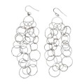 Remarcabili cercei statement de design contemporan scandinav, semnați Susanne Friis Bjørner, manufacturați în argint | Danemarca 2000's
