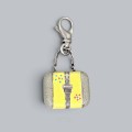 Inedit pandant-charm 'Handbag' din argint și email policrom | atelier Alunno & Co. | cca. 1980 - 1990