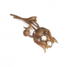 delicata brosa art nouveau - cca 1880 - Franta delicata brosa art nouveau - cca 1880 - Franta