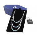 OCAZIE: colier swarovski  Illusion ! impecabil! in cutie! cu certificat!