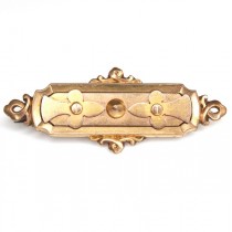  brosa victoriana - rolled gold - cca 1880 Marea Britanie