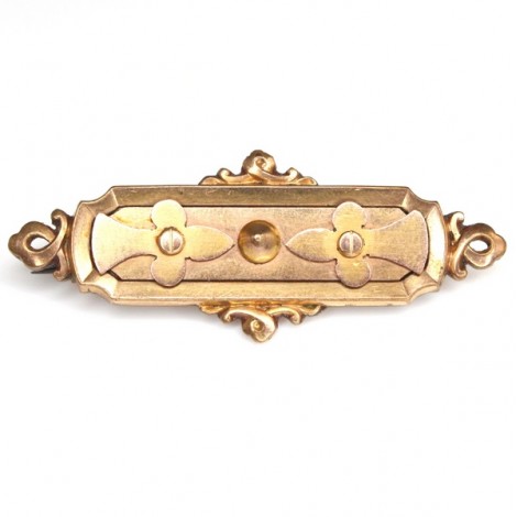  brosa victoriana - rolled gold - cca 1880 Marea Britanie
