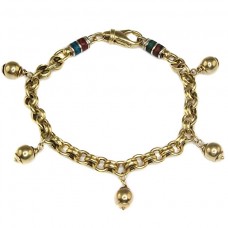 bratara modernista din aur 18K cu accente cloisonne. atelier italian. Arezzo bratara modernista din aur 18K cu accente cloisonne. atelier italian. Arezzo