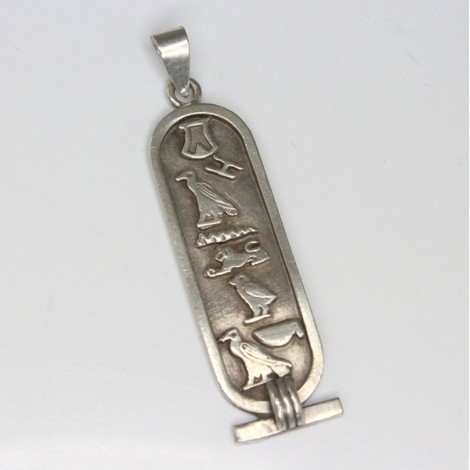 Rooster Cannon convergence vechi pandantiv hieroglific egiptean. argint. atelier egiptean