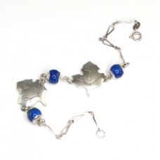 bratara scandinava din argint si lapis lazuli - Danermarca bratara scandinava din argint si lapis lazuli - Danermarca