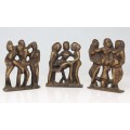 RAR: figurine erotice Kama Sutra. bronz. secolul XIX. India 