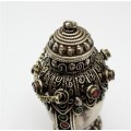 veche sticluta de prizat. Tibet. snuff bottle. Nepal. cca 1900