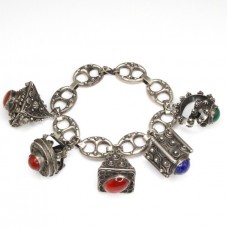 opulenta bratara " Etrusacan Revival ". argint. anii' 30. Italia opulenta bratara " Etrusacan Revival ". argint. anii' 30. Italia