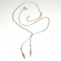 elegant colier amerindian. argint & turcoaz. Statele Unite