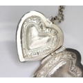 colier cu pandant " Locket Heart " - argint - Franta